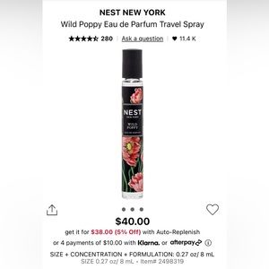 NEST - Wild Poppy 8ml/0.27oz